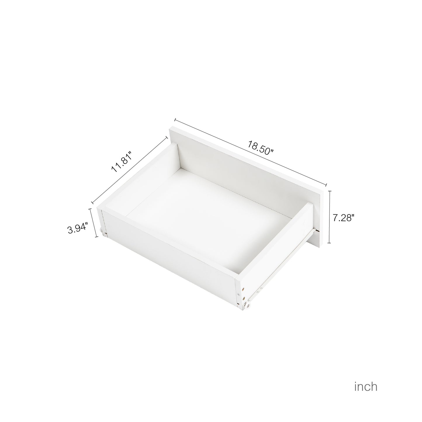Modern White TV Stand, 16 Colors LED TV Stand W Remote Control Lights