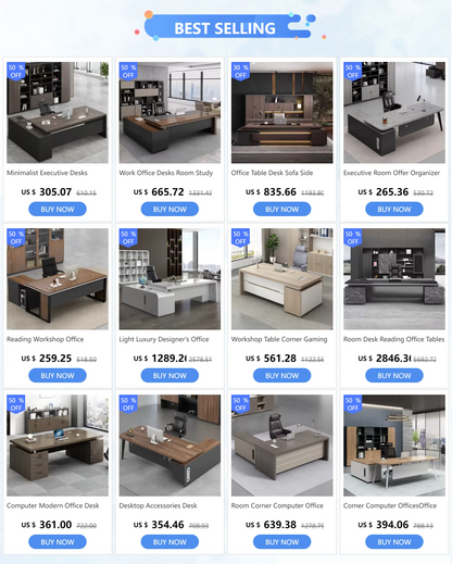 Office Table Computer Desk Sofa Offer Room Desks Gaming Desk Standing Mesa Para Computador Reading Study Professional Furniture