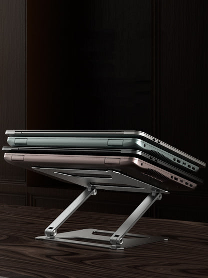 Laptop Bracket Adjustable Lifting Support Cervical Spine Protection Portable Aluminum Alloy Cooling Base